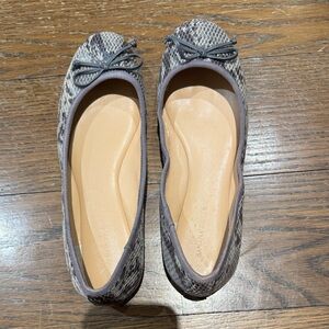 Banana Republic Snakeskin Ballet Flats